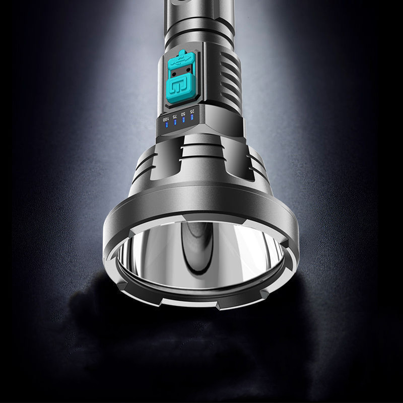 90000LM LED ficklampa – Taktisk söklampa med USB-laddning och superskarp belysning