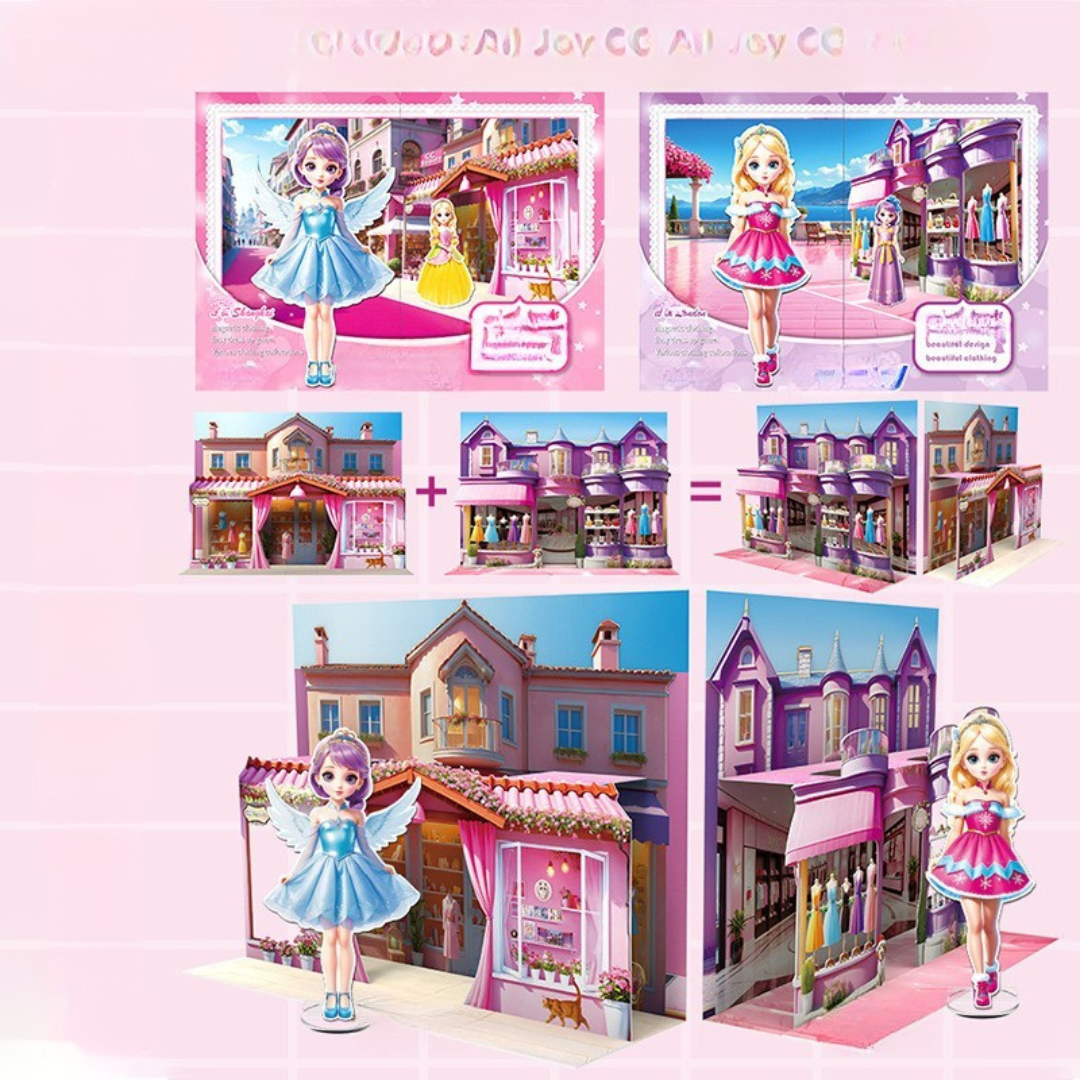 Fällbar Klädsetdocka Modeboutiquestaty