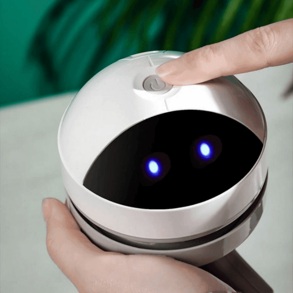 Kompakt Mini Bordsdammsugare – USB-laddningsbar Robot för Enkel Dammsugning