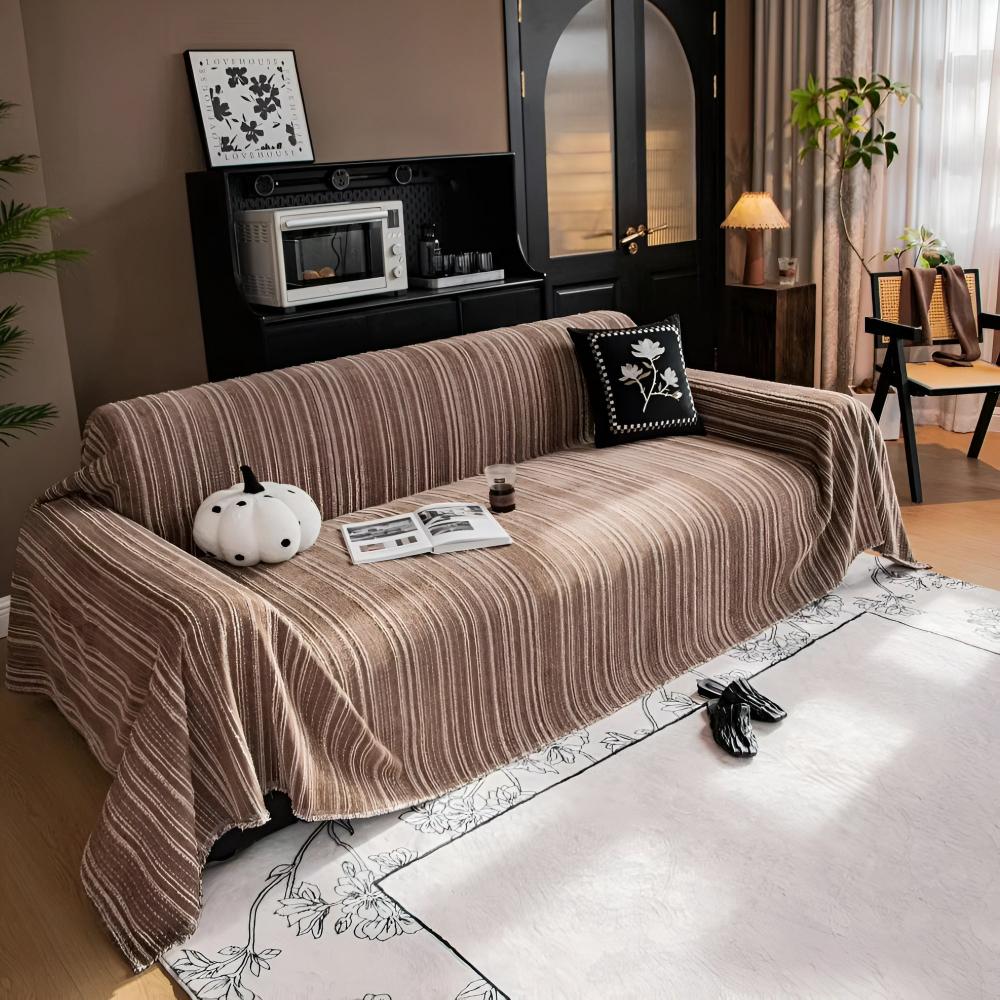 Regal Stripes Chenille Sofföverdrag