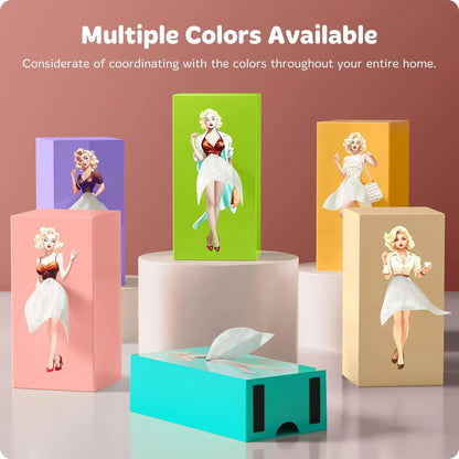 Flygande kjol vävnadslåda