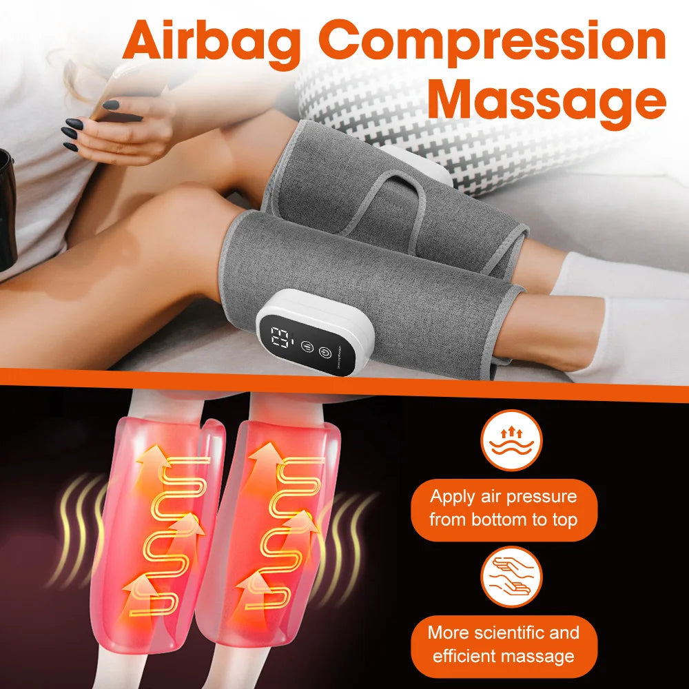 Trådlös luftkompressionsbenmassagerare