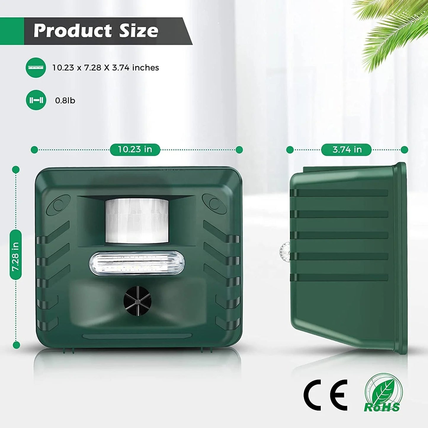 Hackspett Ultraljud Avskräckare för Effektiv Fågelkontroll - Bli Av Med Hackspettar