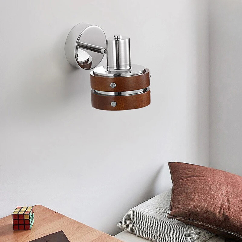 Teleskoplampa - Teleskopisk Arm Sänglampa Læselys Vintage Punk Stil