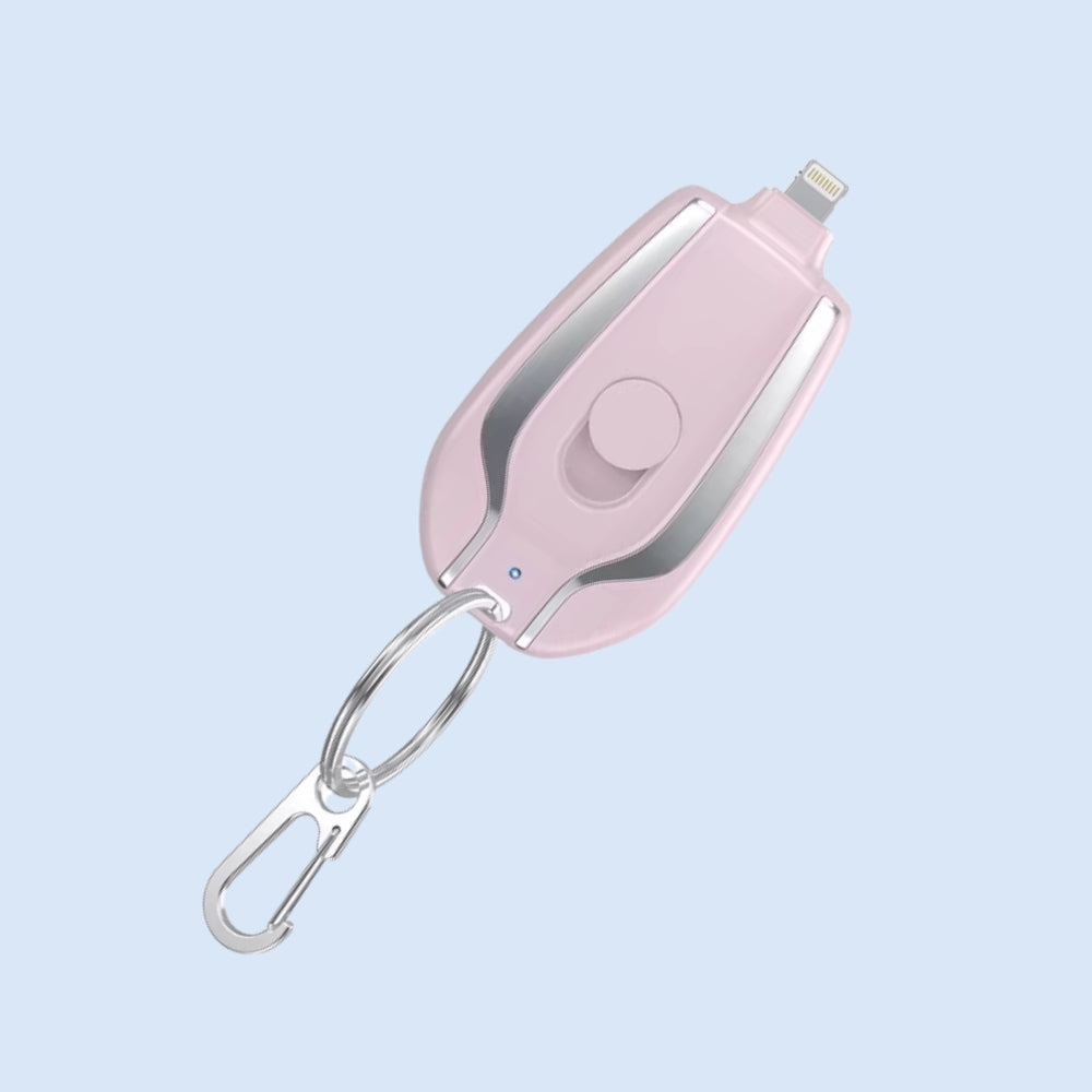 PowerLink – Kompakt nyckelringsladdare med snabb aktivering och inbyggd laddkontakt