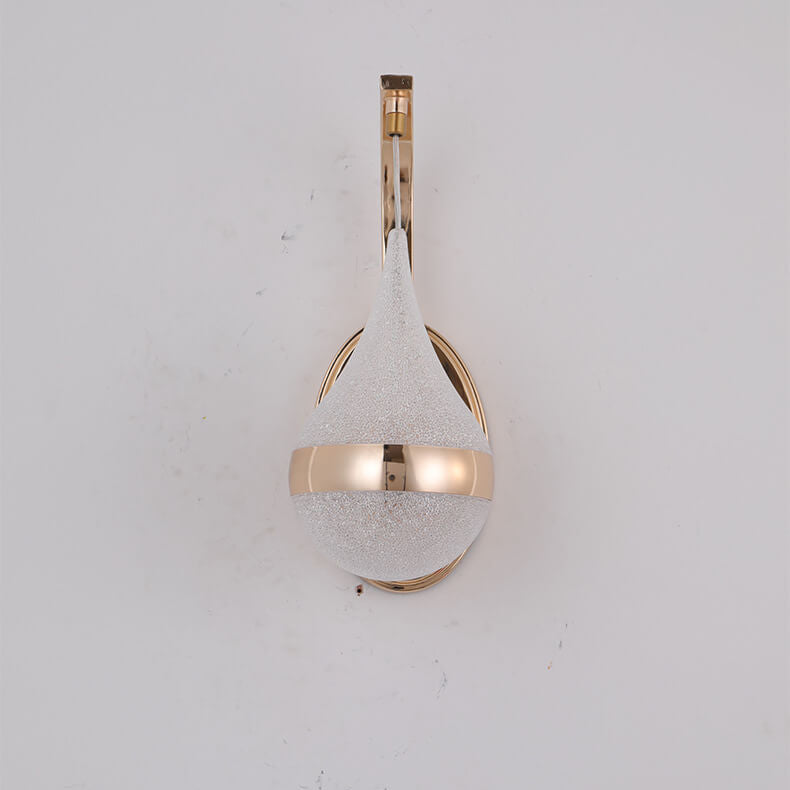 Minimalistisk droppformad LED-vägglampa med 1 ljus