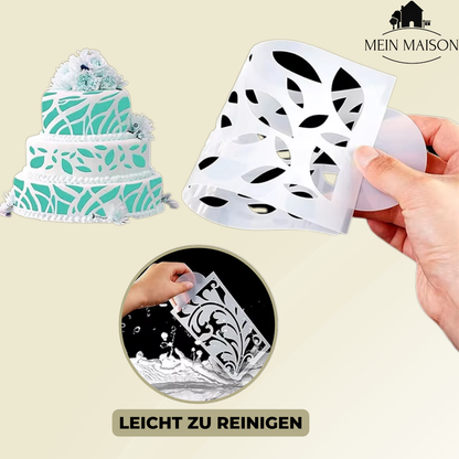 DecoLace™ - DIY-tårtdekorationsform i spets