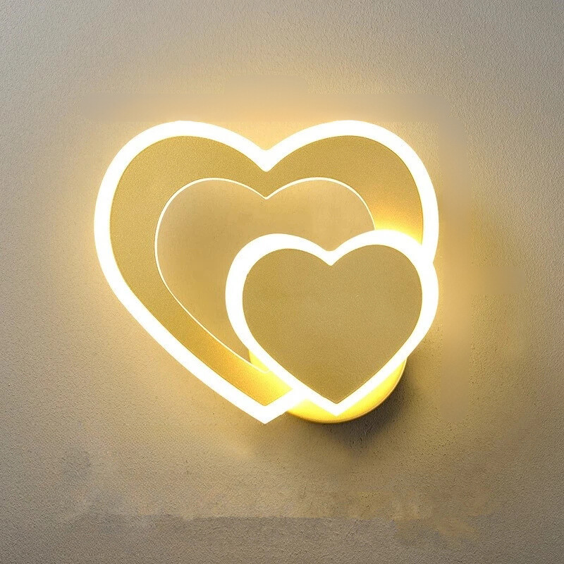 HeartWall Vägglampa - Kreativ LED Stämningsbelysning