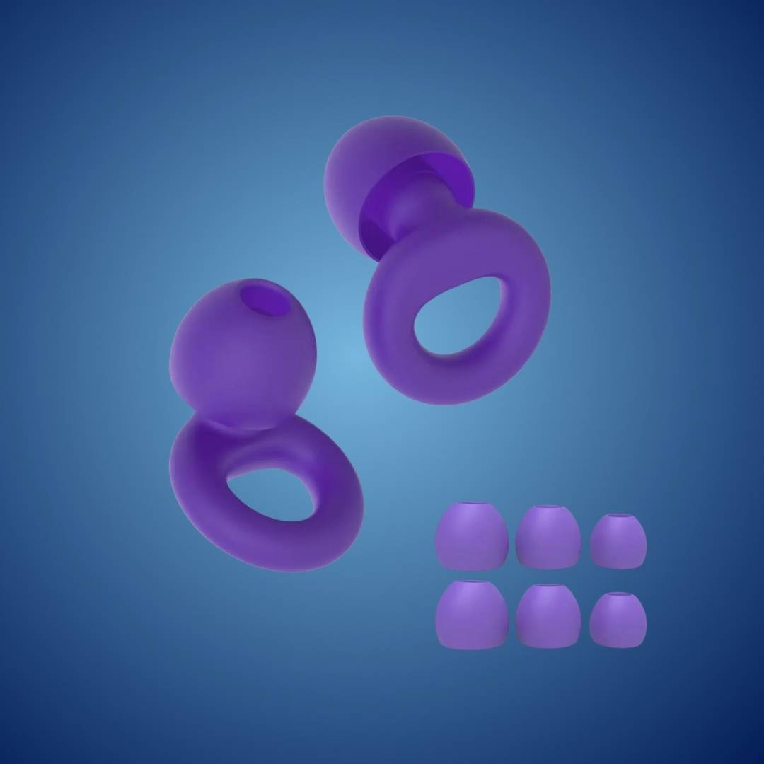 Bullerdämpande öronproppar för sömn och resor