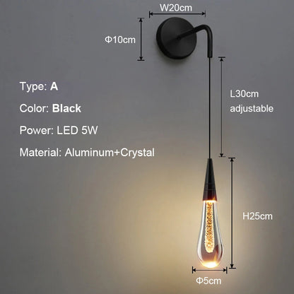 GylleneDroppar™ - Vägglampa