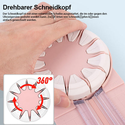 Carvallo - 12-i-1 Pappersskärare, perfekta snitt för varje projekt