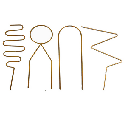 Metallplanter stötta för klätterväxter i olika former