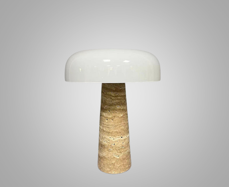 LuxeGlow - Marmorerad Skrivbordslampa med Tidlöst Design
