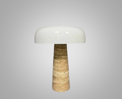 LuxeGlow - Marmorerad Skrivbordslampa med Tidlöst Design