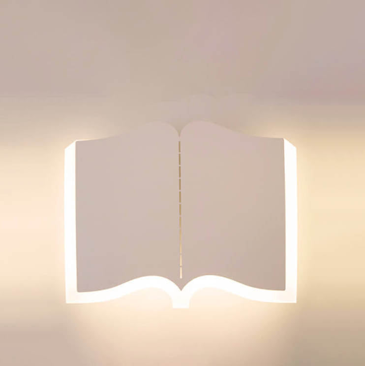LichtHaus - Bokformad LED-vägglampa med järn