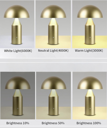 Skandinavisk design svamp bordslampa