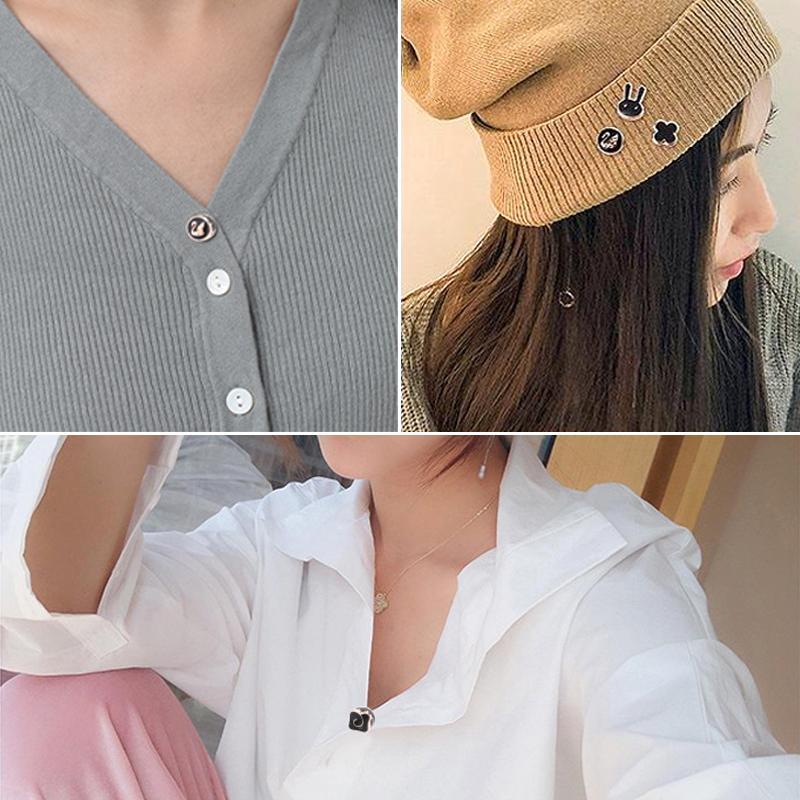 Carvallo – Diskret knappstängning utan sömnad (10-pack)