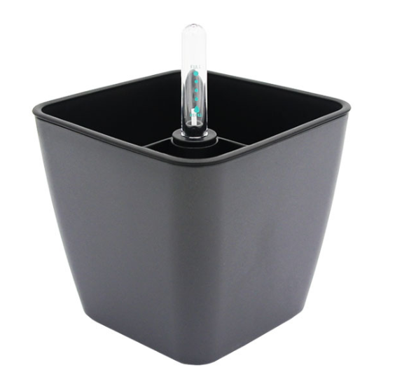 Blomkruka med bevattningssystem – Självbevattnande blomkruka för inomhus- och utomhusbruk