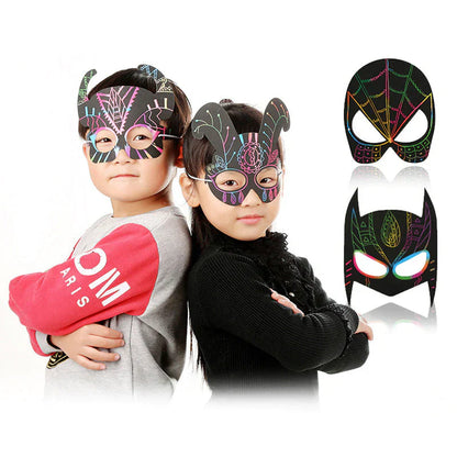 Scratch Art Regnbåtkort