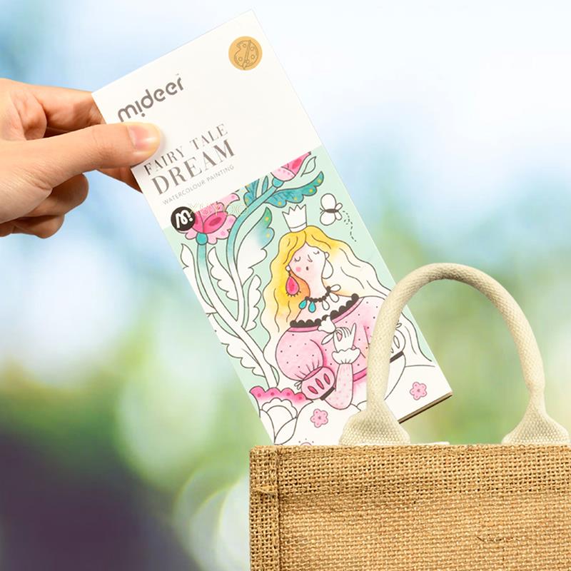 Färgbok med akvareller – Roligt med 6 färger