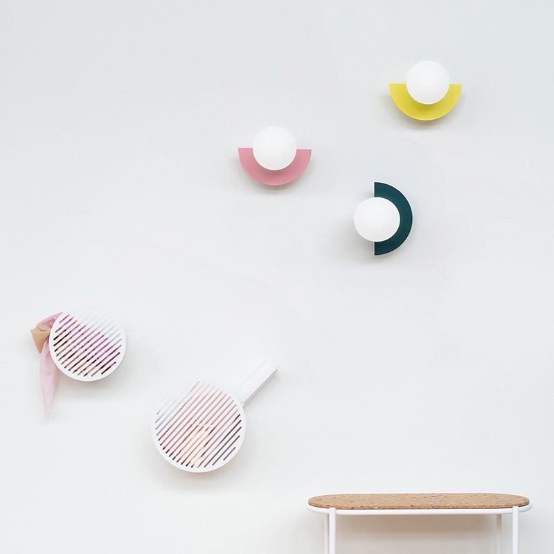 Valentina Modern LED Vägglampa Metall Glas Sovrum Vardagsrum