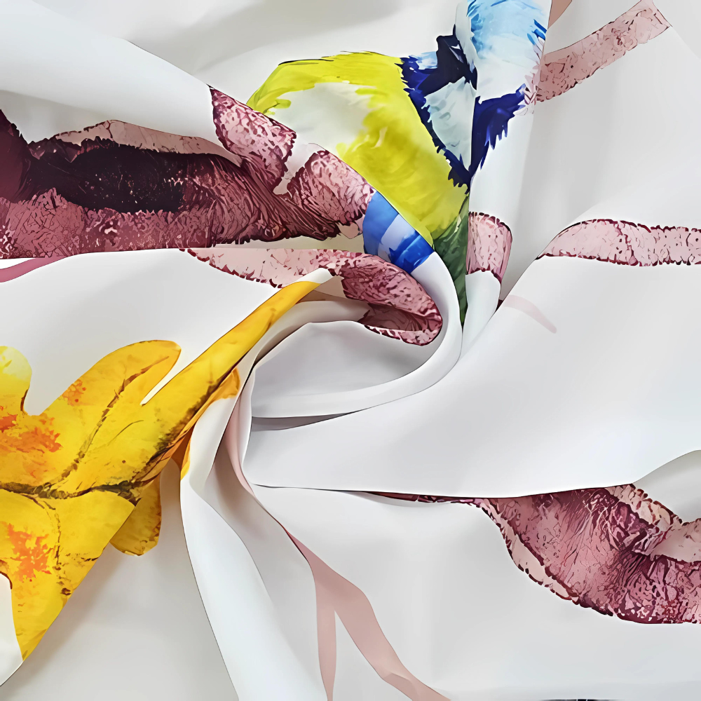 Naturlig Stil Fågel &amp; Trägrenar Duschdraperi