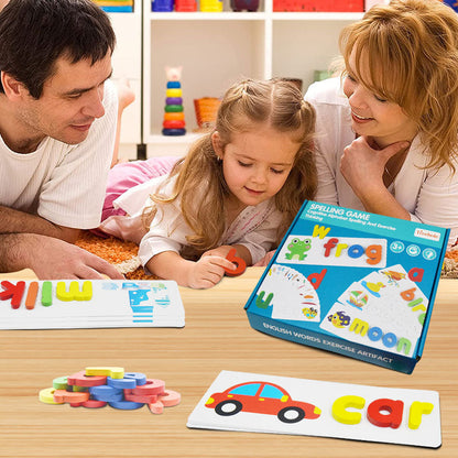 SpellMaster - Montessori Trä Bokstavsspel