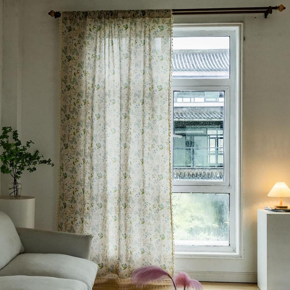 Wildflower Slöja Gardiner