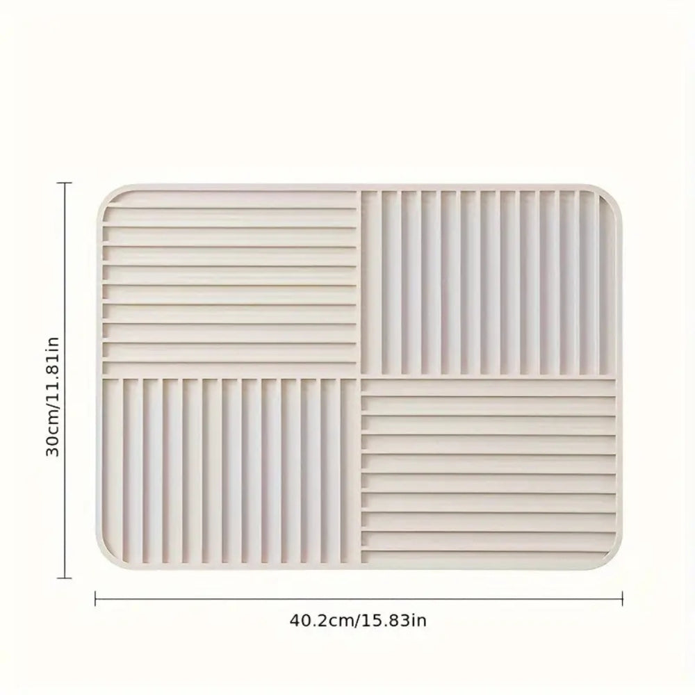 Ribbed Foldable Multipurpose Drying Mat