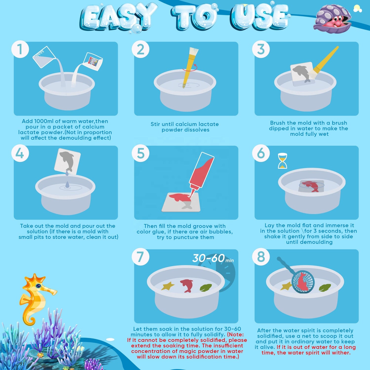AquaFairy - Vatten Jelly Kreativt Set