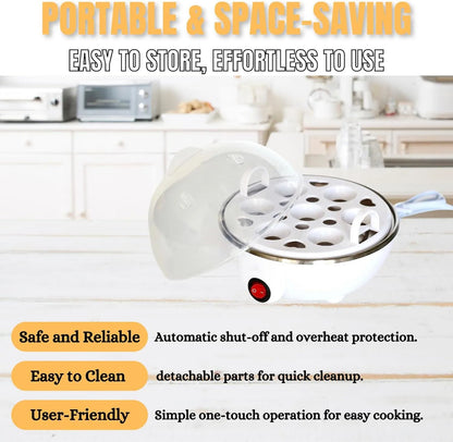 Elektrisk ångkokare – Pocherare med automatisk avstängning Multifunktionell äggkokare