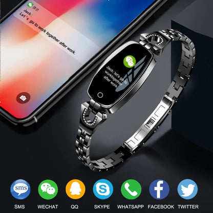 Smart Fitness Watch för kvinnor med armbandstraps