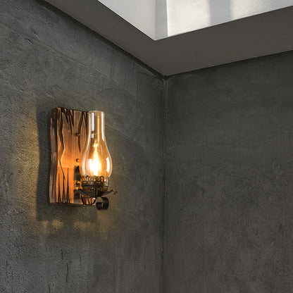 Austin Vintage LED Vägglampa Inomhus Vardagsrum/Sovrum Trä