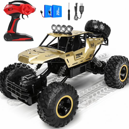 Fjärrkontrollbil med terrängmonsterhjul