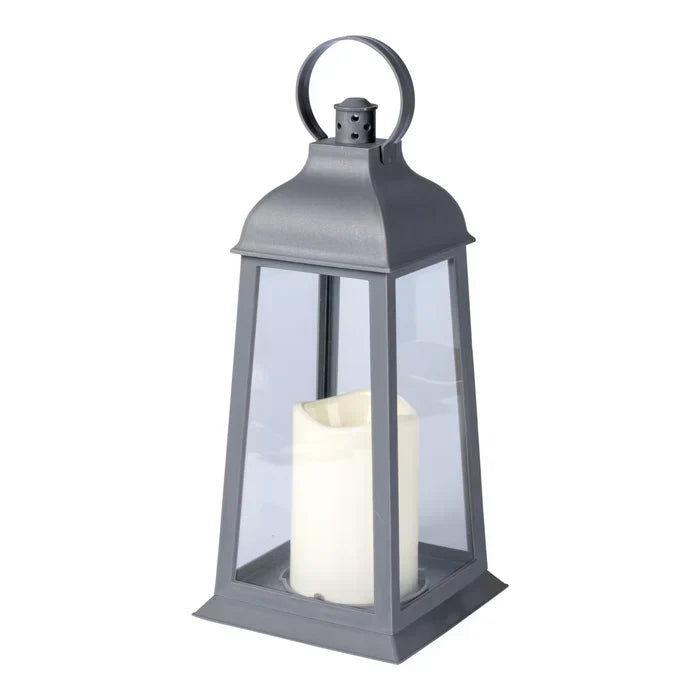 LED-lampa i set – 2 stycken med realistisk ljusflimring för inomhus och utomhus
