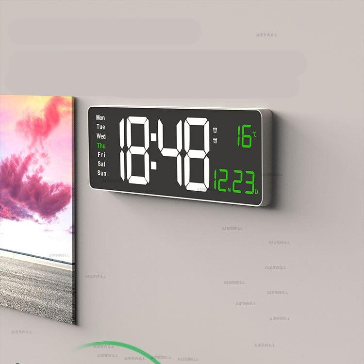 Carvallo - Elegant digital klocka med ljus skärm och modern design för varje rumsinredning