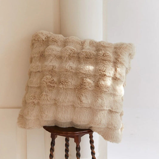 Rabbit Faux Fur Kuddöverdrag