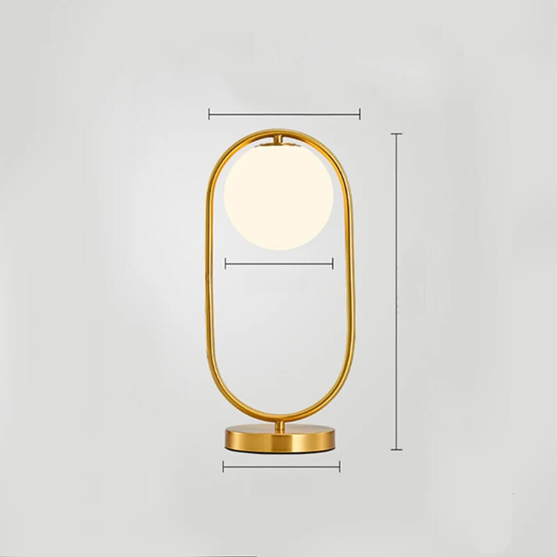 LumiAura - Dimbar Lampa med Unik Ringdesign