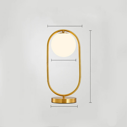 LumiAura - Dimbar Lampa med Unik Ringdesign