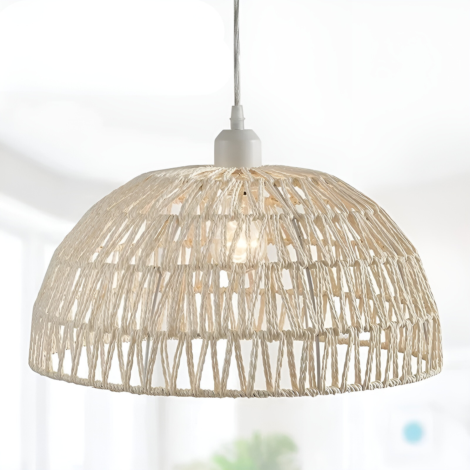 NatureWeave Light - Japansk Rattan Pendellampa