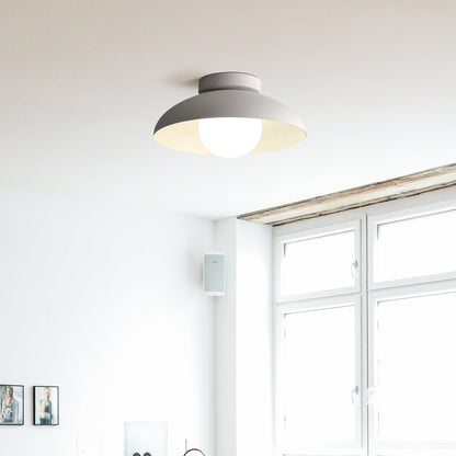 Modern Metallisk Semi-Flush Taklampa för Hallen
