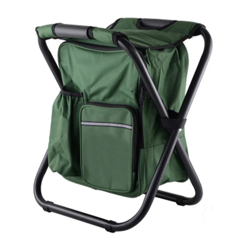 Carvallo Outdoor-Hocker TrekChill SeatCooler | Fällbar campingstol med integrerad kylbox | Vattentät & Bärbar | 150 kg belastningskapacitet