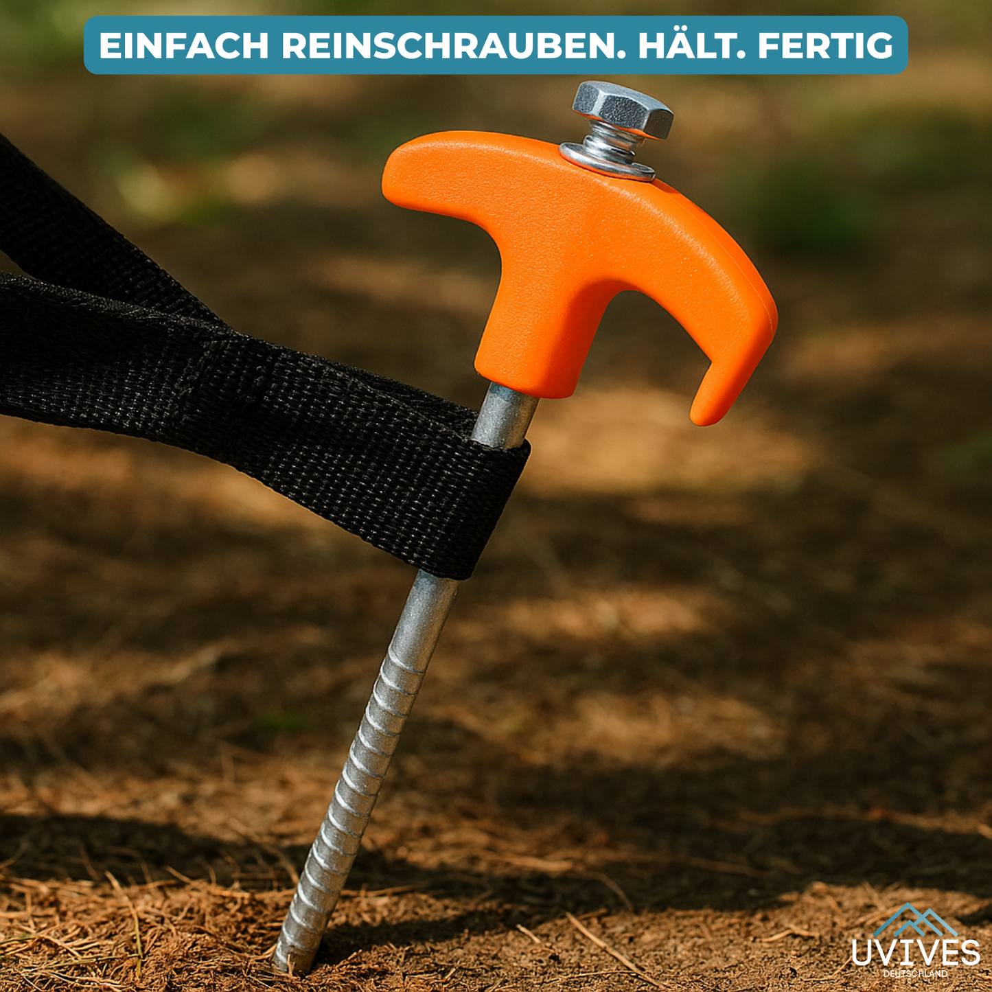 Carvallo | DrillPeg – förankra tält säkert på några sekunder