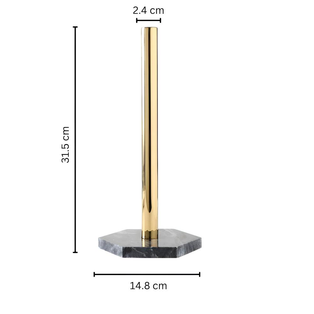 Marmor Bas Pappershanddukshållare