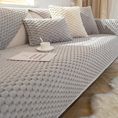 50% RABATT | SofaCover™ - Vinter Plüsch Anti-Rutsjk Sofaöverdrag