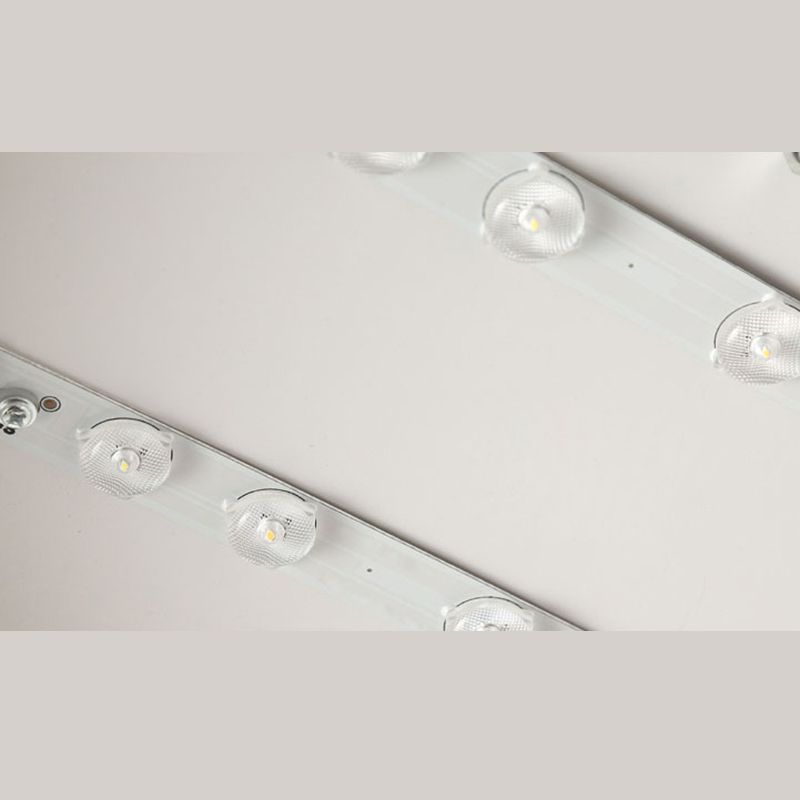 Elysia Modern Rund LED Taklampa Rosa Grå Metall Vardagsrum