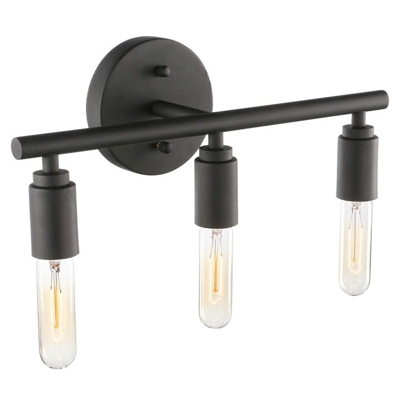 Modern LED Vägglampa Svart för Badrum