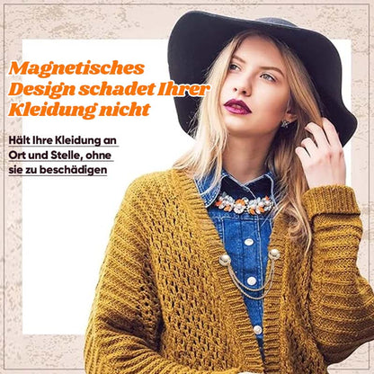 Carvallo Magnetiska Klädhängare | Knytfri &amp; Skonsam mot Tyger | För Kläder, Sjalar &amp; Accessoarer | Perfekt för Garderob &amp; Resor