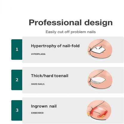 Premium Tånagelklippare för seniorer - Idealisk för tjocka och inåtväxande naglar