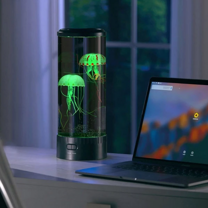 LED-jellyfish lavalampe akvarium för barn och vuxna